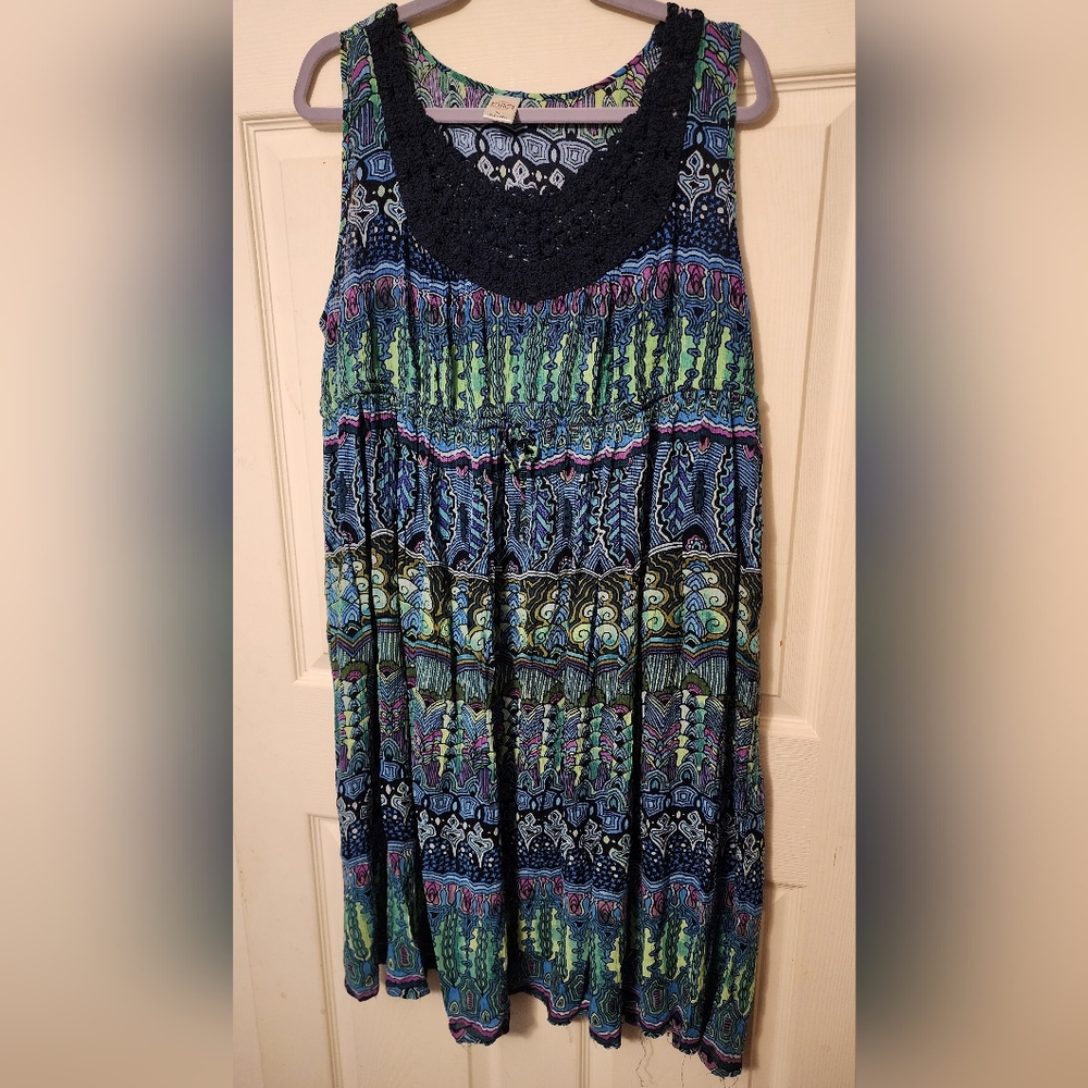 Bila Multicolor Patterned Midi